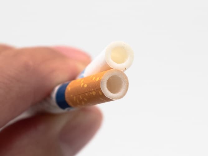 グローハイパープラス用ラッキーストライク「ダーク・タバコ」「リッチ・タバコ」のフィルターは空洞
