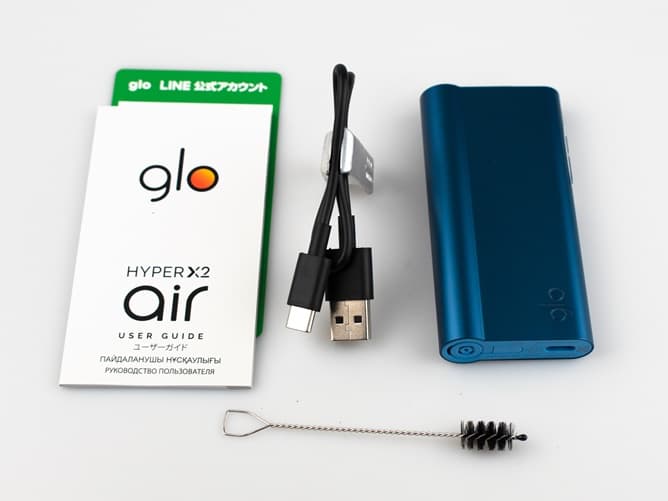 レビュー高評価の商品！ Glo hyper×2 空箱（ACアダプタ、USBケーブル、クリーニングブラシ） タバコグッズ